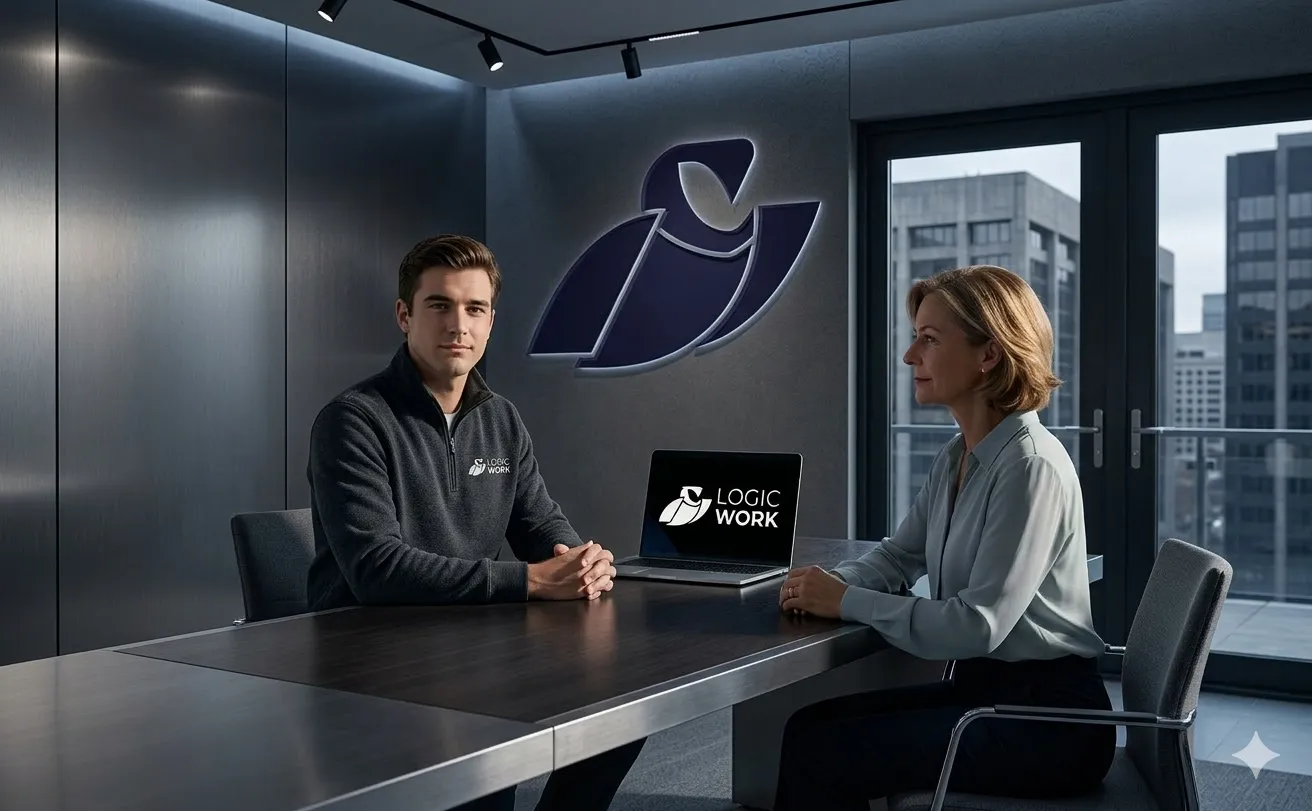 Equipo Logicwork listo para conversar
